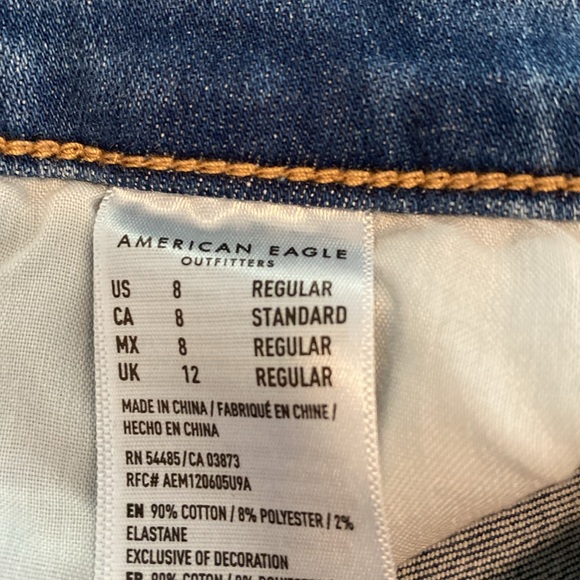American Eagle High Rise Jegging Size 8 - Picture 5 of 5